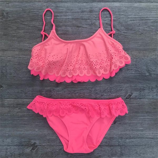 children girls bikini set 2021 falbala two-pieces swimming suit summer halter kids girl swimwear swimsuit bandage bathing one-pieces, Black
children girls bikini set 2021 falbala two-pieces swimming suit summer halter kids girl swimwear swimsuit bandage bathing one-pieces, Black