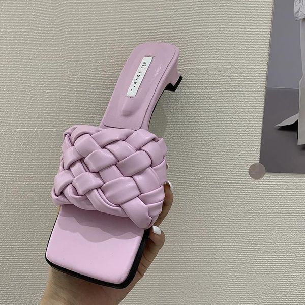 women slippers shoes fashion summer weave female sandals square heel flip flops slides ladies woman, Black
women slippers shoes fashion summer weave female sandals square heel flip flops slides ladies woman, Black