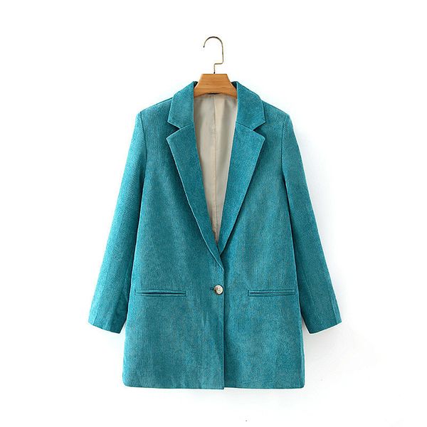 women's suits & blazers women autumn casual corduroy blue long outwear office lady elegant single button sleeve blazer chic e177, White;black
women's suits & blazers women autumn casual corduroy blue long outwear office lady elegant single button sleeve blazer chic e177, White;black