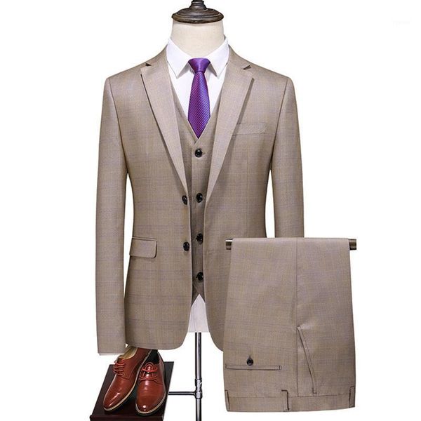 men's suits & blazers size 6xl ( jacket + vest pants ) fashion boutique plaid casual business suit groom wedding dress performance tuxe, White;black
men's suits & blazers size 6xl ( jacket + vest pants ) fashion boutique plaid casual business suit groom wedding dress performance tuxe, White;black
