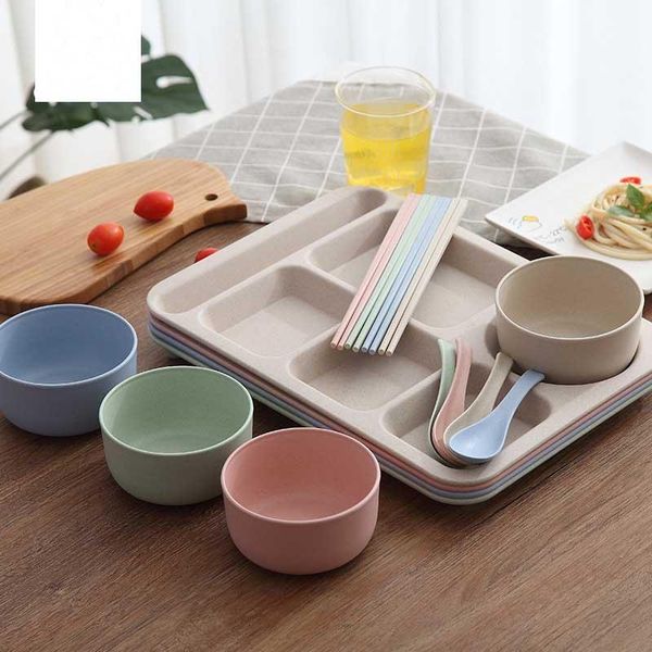 dinnerware sets portable lunch boxes wheat straw bento box with compartments tableware for kids home school picnic microwave container
dinnerware sets portable lunch boxes wheat straw bento box with compartments tableware for kids home school picnic microwave container