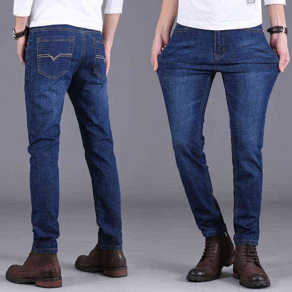 2021 spring summer jeans elastic comfortable casual straight light busins men's pants, Blue
2021 spring summer jeans elastic comfortable casual straight light busins men's pants, Blue