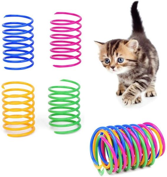 cat toys random colorful plastic spring toy coil spiral springs pet cats action wide durable interactive
cat toys random colorful plastic spring toy coil spiral springs pet cats action wide durable interactive