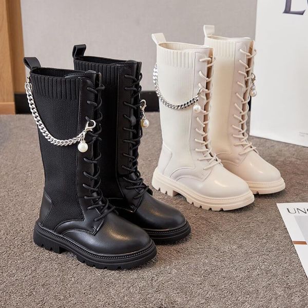 boots children knitted stretch tall 2021 girls princess high-tube chain cross straps pu leather kids student mid, Black;grey
boots children knitted stretch tall 2021 girls princess high-tube chain cross straps pu leather kids student mid, Black;grey