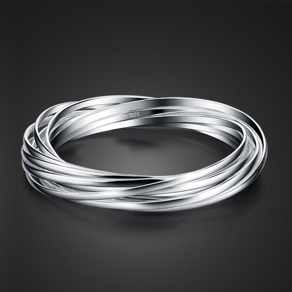silver color solid 925 sterling silver charm bangle women charm bracelet fashion jewelry 1/3/7/10/13 circles, Golden;silver
silver color solid 925 sterling silver charm bangle women charm bracelet fashion jewelry 1/3/7/10/13 circles, Golden;silver
