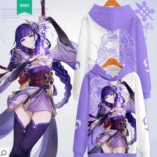 theme costume anime genshin impact raiden shogun baal cosplay hoodie feminine harajuku sweatshirt streetwear hip hop pullover with jacket 2r, Black;red
theme costume anime genshin impact raiden shogun baal cosplay hoodie feminine harajuku sweatshirt streetwear hip hop pullover with jacket 2r, Black;red