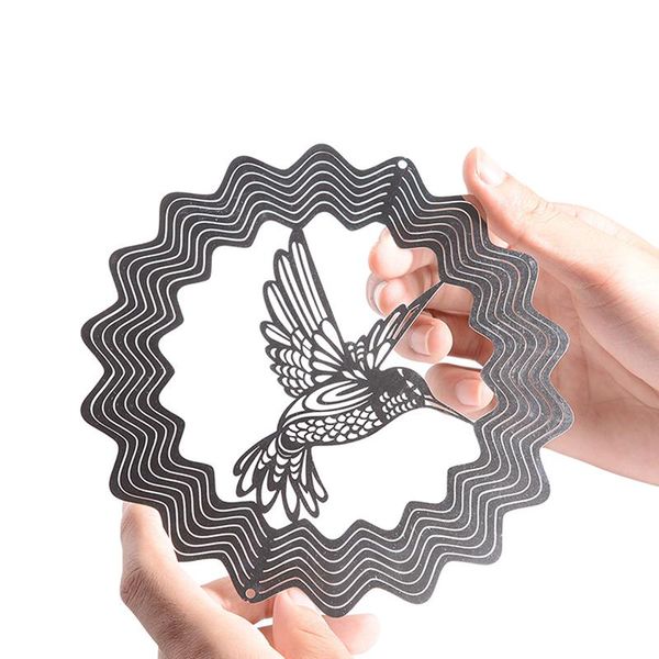 decorative objects & figurines stereo rotary wind chime stainless steel bird diy chimes car hanging ornaments pendant metal garden home deco
decorative objects & figurines stereo rotary wind chime stainless steel bird diy chimes car hanging ornaments pendant metal garden home deco
