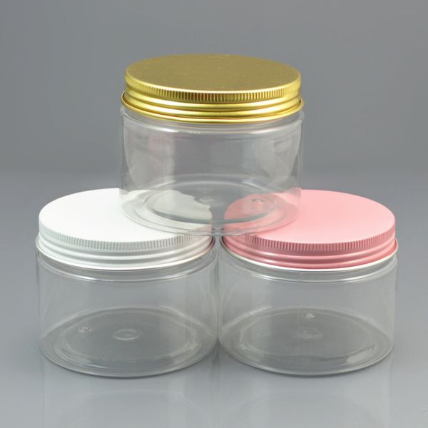 30pc/lot 150g empty frosted plastic cosmetic jar 5oz clear serum bottle gold white pink aluminum cap cream container factory wholesale
30pc/lot 150g empty frosted plastic cosmetic jar 5oz clear serum bottle gold white pink aluminum cap cream container factory wholesale