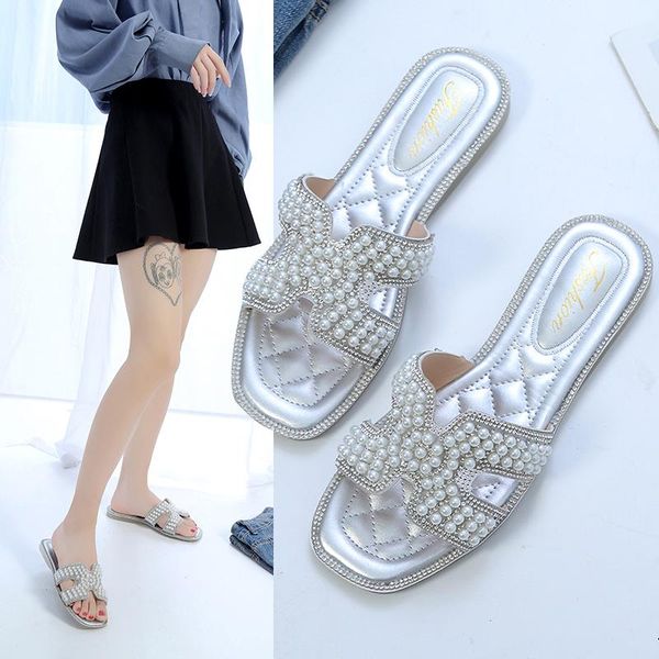 slippers koovan women's slipper outer wear 2021 summer super trend pearl crystal holiday girls flats all-match sandals, Black
slippers koovan women's slipper outer wear 2021 summer super trend pearl crystal holiday girls flats all-match sandals, Black
