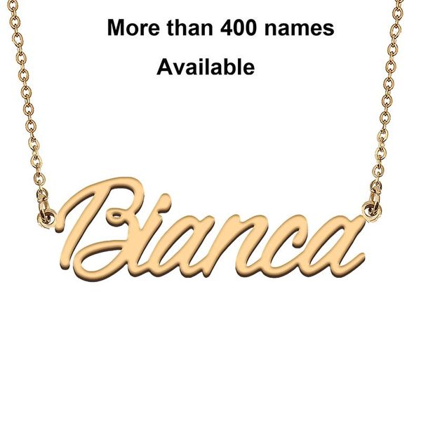 chains cursive initial letters name necklace for bianca birthday party christmas year graduation wedding valentine day gift, Silver
chains cursive initial letters name necklace for bianca birthday party christmas year graduation wedding valentine day gift, Silver
