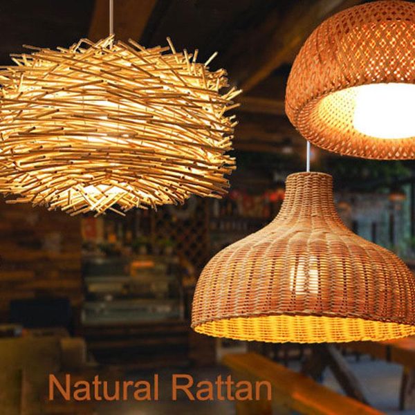 pendant lamps bird's nest lamp rural style coffee house dining hall foyer e27 bamboo holder indoor lighting
pendant lamps bird's nest lamp rural style coffee house dining hall foyer e27 bamboo holder indoor lighting