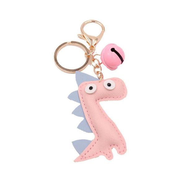 keychains qianraq creative dinosaur keychain pu leather bag pendant bell car keyring hanging gift, Silver
keychains qianraq creative dinosaur keychain pu leather bag pendant bell car keyring hanging gift, Silver