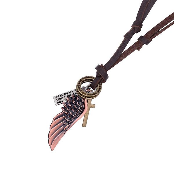 brand necklace arrival trendy fashion unique handmade alloy angel wing pendants men leather necklaces jewelry for women pendant, Silver
brand necklace arrival trendy fashion unique handmade alloy angel wing pendants men leather necklaces jewelry for women pendant, Silver
