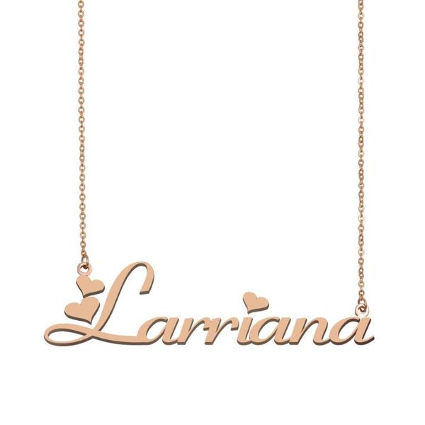 pendant necklaces larriana name necklace , custom for women girls friends birthday wedding christmas mother days gift, Silver
pendant necklaces larriana name necklace , custom for women girls friends birthday wedding christmas mother days gift, Silver
