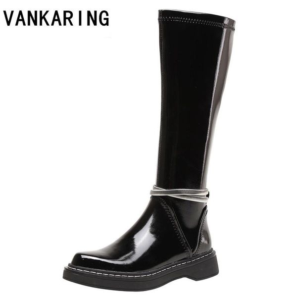 boots 2021 ins fashion women black block mid heels long autumn winter warm knee high patent leather short shoes
boots 2021 ins fashion women black block mid heels long autumn winter warm knee high patent leather short shoes