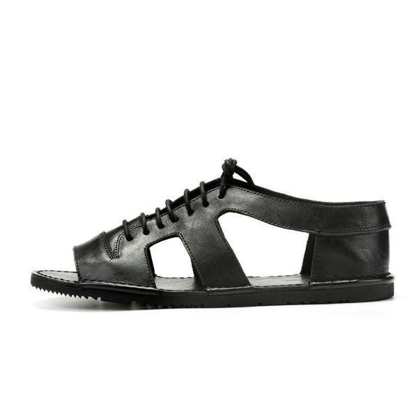sandals black retro lace up luxury genuine leather gladiator mens summer brand rome casual shoes open toe beach
sandals black retro lace up luxury genuine leather gladiator mens summer brand rome casual shoes open toe beach