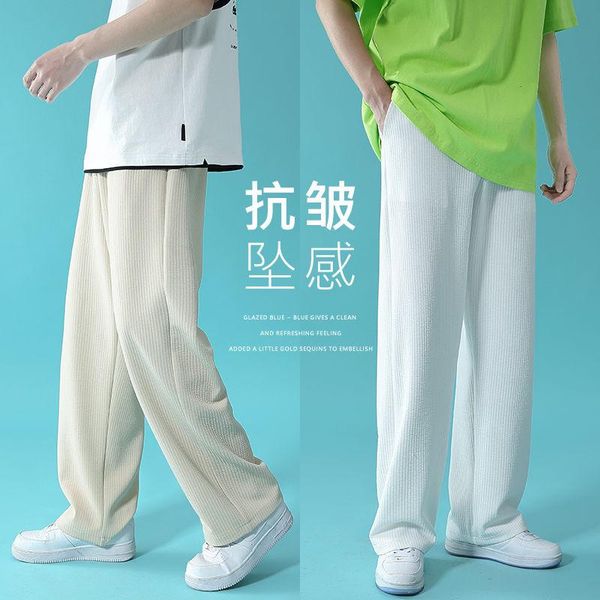 spring summer wide-leg pants men's fashion khaki black white casual men streetwear loose straight pleated mens s-2xl
spring summer wide-leg pants men's fashion khaki black white casual men streetwear loose straight pleated mens s-2xl