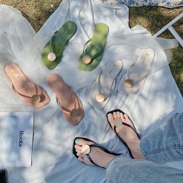 slippers flip-flops female summer of 2021 fashion outer wear korean version the square flat leisure pinch sandals womens, Black
slippers flip-flops female summer of 2021 fashion outer wear korean version the square flat leisure pinch sandals womens, Black
