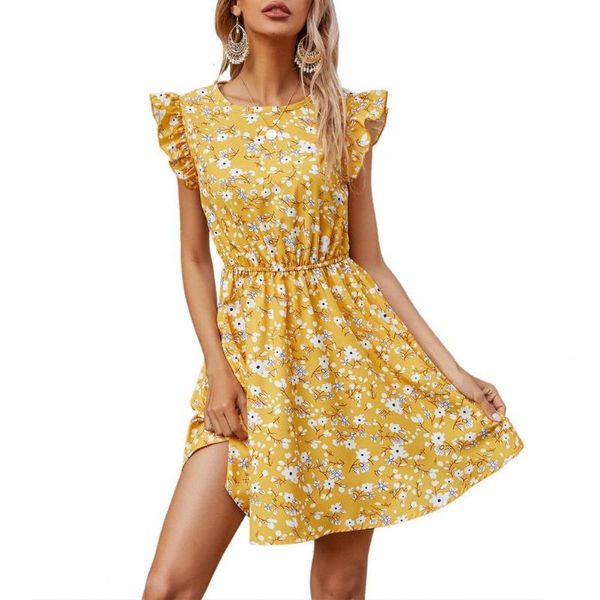 women's swimwear summer fashion dress flying sleeve a-line female women round neck mini for picnic big hem hight waist beach dresses, White;black
women's swimwear summer fashion dress flying sleeve a-line female women round neck mini for picnic big hem hight waist beach dresses, White;black