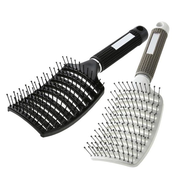 hair brushes smooth pure pig hairbrush women wet brush professional styling plastic nylon big bent comb hairdressing tool, Silver
hair brushes smooth pure pig hairbrush women wet brush professional styling plastic nylon big bent comb hairdressing tool, Silver