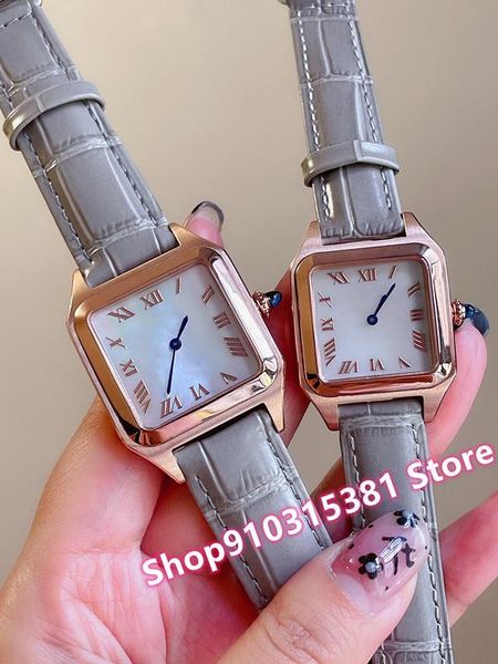 wristwatches 28mm 32mm couples quartz watches stainless steel geometric square wristwatch for women men green leather mother of pearl clock, Slivery;brown
wristwatches 28mm 32mm couples quartz watches stainless steel geometric square wristwatch for women men green leather mother of pearl clock, Slivery;brown