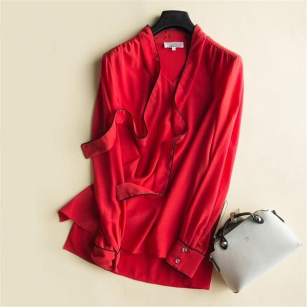 women's blouses & shirts female oversized thin 100% silk blouse woman summer women seda shirt lady chemise loose breathable, White
women's blouses & shirts female oversized thin 100% silk blouse woman summer women seda shirt lady chemise loose breathable, White