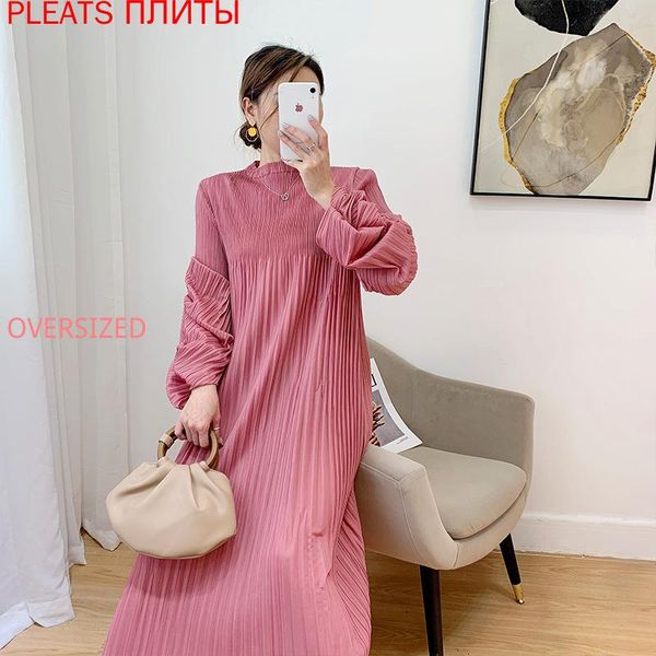 casual dresses miyake pleated puff sleeve dress 2021 summer solid color long loose large size women's clothing pleats shein, Black;gray
casual dresses miyake pleated puff sleeve dress 2021 summer solid color long loose large size women's clothing pleats shein, Black;gray