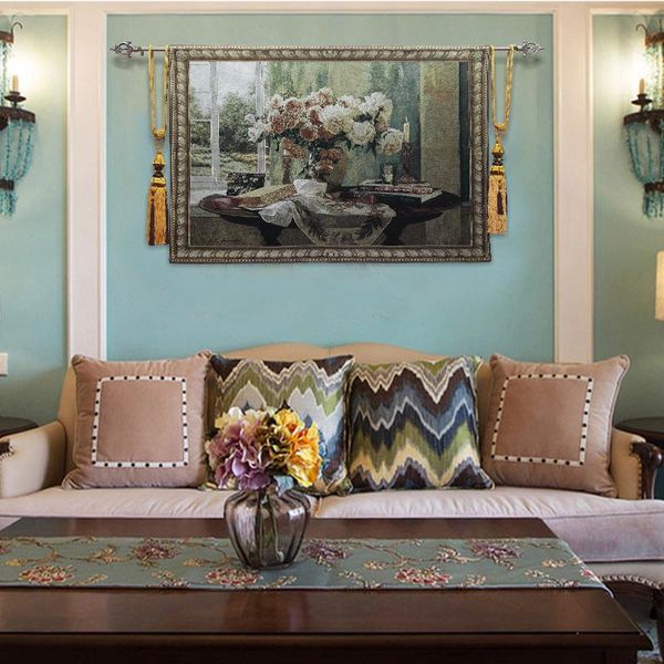 tapestries european style ritzy background tapestry tulips theme wall hanging blanket flower decor living room decoration
tapestries european style ritzy background tapestry tulips theme wall hanging blanket flower decor living room decoration