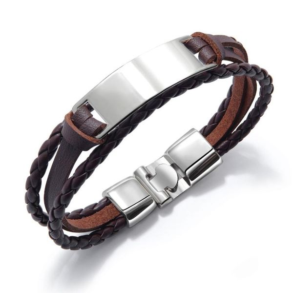 charm bracelets european and american men's leather multi-layer woven tide multi-color, Golden;silver
charm bracelets european and american men's leather multi-layer woven tide multi-color, Golden;silver