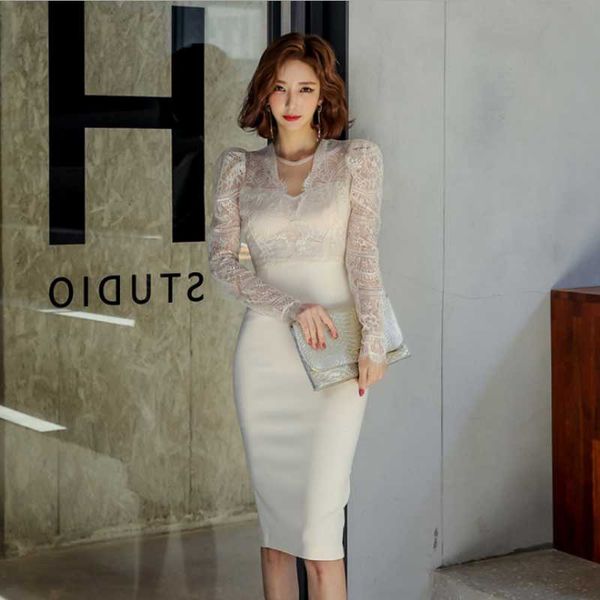 casual dresses women pencil 2021 spring and summer ladies old fashion slim dress bubble sleeve lace stitching, Black;gray
casual dresses women pencil 2021 spring and summer ladies old fashion slim dress bubble sleeve lace stitching, Black;gray