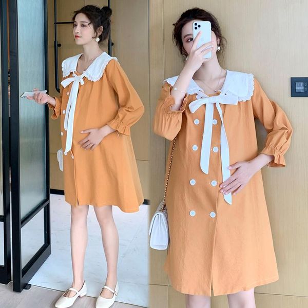 maternity dresses 629# clothes spring autumn turn down collar cotton long sleeves loose stylish dress for pregnant women mom, White
maternity dresses 629# clothes spring autumn turn down collar cotton long sleeves loose stylish dress for pregnant women mom, White