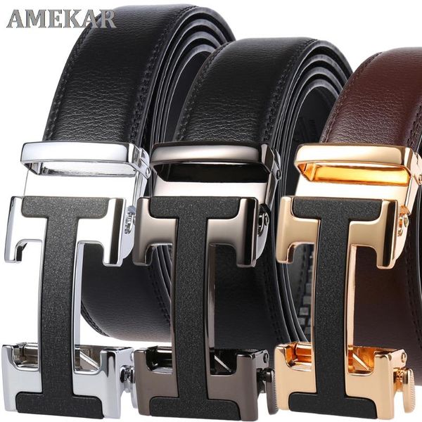 belts male belt designer men's luxury man fashion brand for men automatic buckle, Black;brown
belts male belt designer men's luxury man fashion brand for men automatic buckle, Black;brown