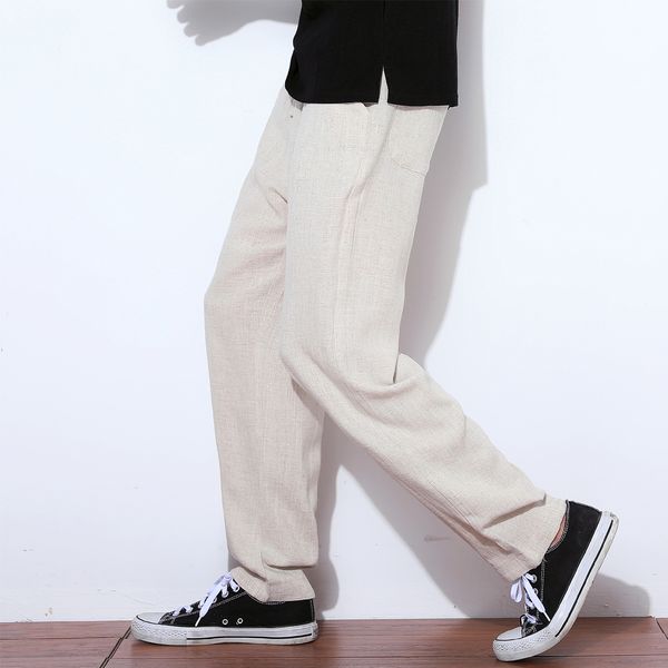 m-5xl vintage plus size mens elastic waist pants man hemp plain color summer casual loose fit linen drawstring trousers xxxxxl, Black
m-5xl vintage plus size mens elastic waist pants man hemp plain color summer casual loose fit linen drawstring trousers xxxxxl, Black