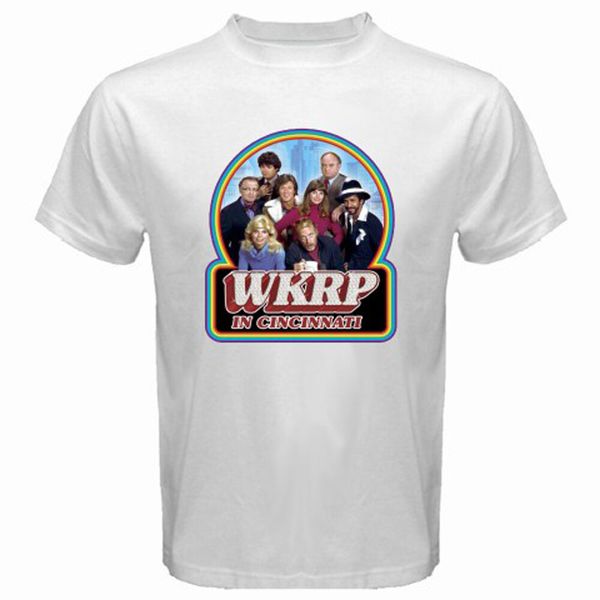 New WKRP in Cincinnati 70s 80s Classic TV Show Men's White T-Shirt Size S to 3XL, White;black
New WKRP in Cincinnati 70s 80s Classic TV Show Men's White T-Shirt Size S to 3XL, White;black