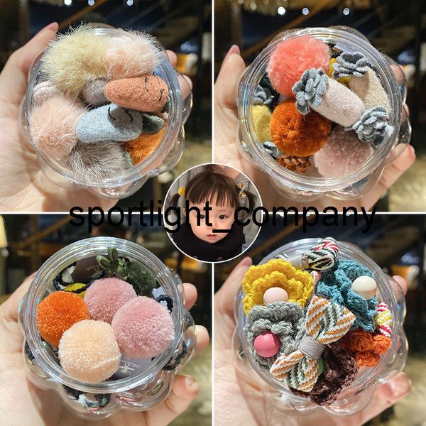 2022 12 pcs/box children cute cartoon knit flower bow hair bands baby girls lovely scrunchies rubber bands kids hair accessories, Slivery;white
2022 12 pcs/box children cute cartoon knit flower bow hair bands baby girls lovely scrunchies rubber bands kids hair accessories, Slivery;white