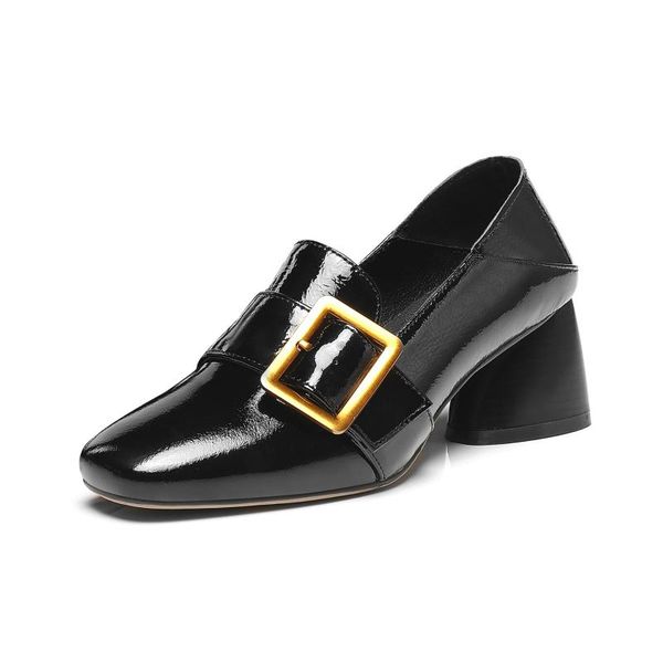 dress shoes 18 the spring and autumn period square head high with shallow mouth buckle decorated 32-48 size code leather 1837, Black
dress shoes 18 the spring and autumn period square head high with shallow mouth buckle decorated 32-48 size code leather 1837, Black