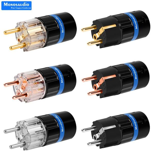 smart power plugs monosaudio eu mains ac plug schuko hifi audio cable connectors pure copper silver gold rhodium plated e104/105 1pc
smart power plugs monosaudio eu mains ac plug schuko hifi audio cable connectors pure copper silver gold rhodium plated e104/105 1pc
