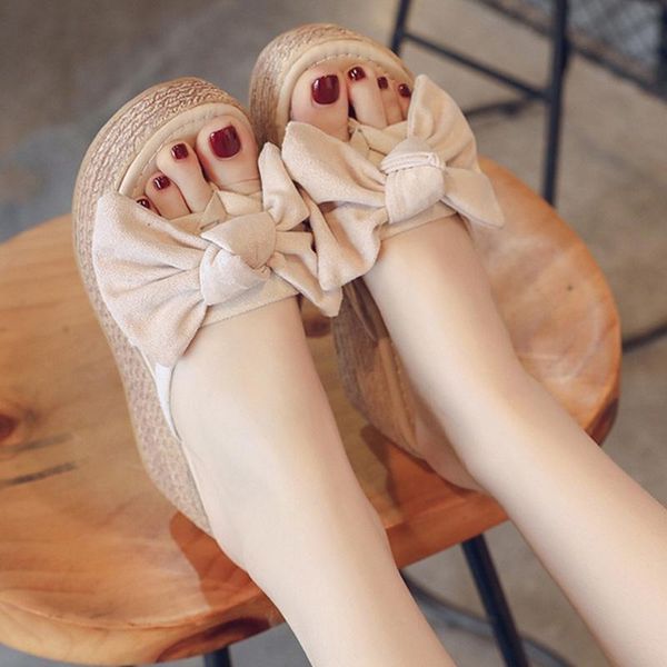 slippers women fashion wedges open toe butterfly-knot beach shoes roman sandals flip-flops female, Black
slippers women fashion wedges open toe butterfly-knot beach shoes roman sandals flip-flops female, Black