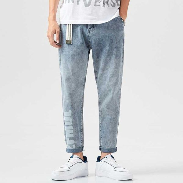 thin summer capris men's loose casual harlan jeans korean fashion light pants, Blue
thin summer capris men's loose casual harlan jeans korean fashion light pants, Blue