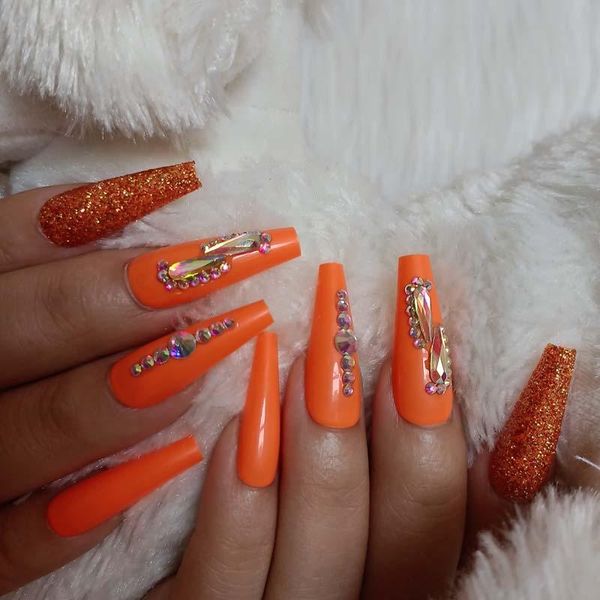 false nails 24pcs design luxury jewelry long ballet coffin fake crystal diamond orange, Red;gold
false nails 24pcs design luxury jewelry long ballet coffin fake crystal diamond orange, Red;gold
