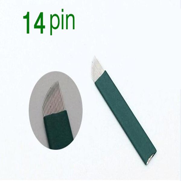tattoo needles 50pcs/pack 14 16 18 pin 0.18 mm permanent makeup blade microblading for 3d embroidery manual pen
tattoo needles 50pcs/pack 14 16 18 pin 0.18 mm permanent makeup blade microblading for 3d embroidery manual pen
