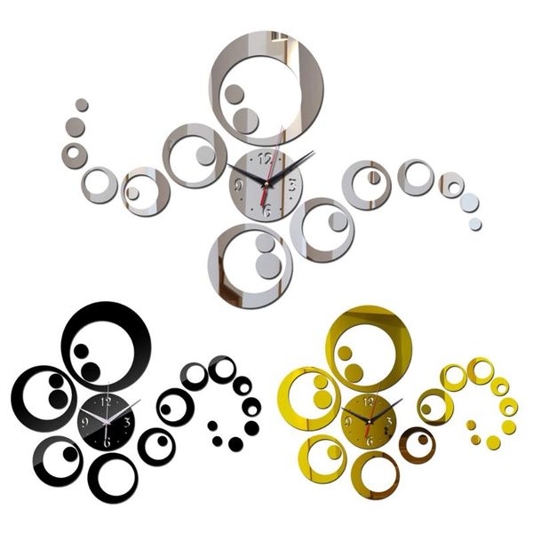 1*silver diy wall clock modern removable mirror acrylic sticker art 3d home decor mirrors
1*silver diy wall clock modern removable mirror acrylic sticker art 3d home decor mirrors