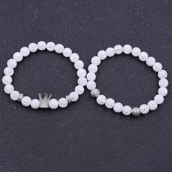 beaded, strands classic silver gold crown princess white beads stretch rope bracelet elastic good friend round natural stone expandable jewe, Black
beaded, strands classic silver gold crown princess white beads stretch rope bracelet elastic good friend round natural stone expandable jewe, Black