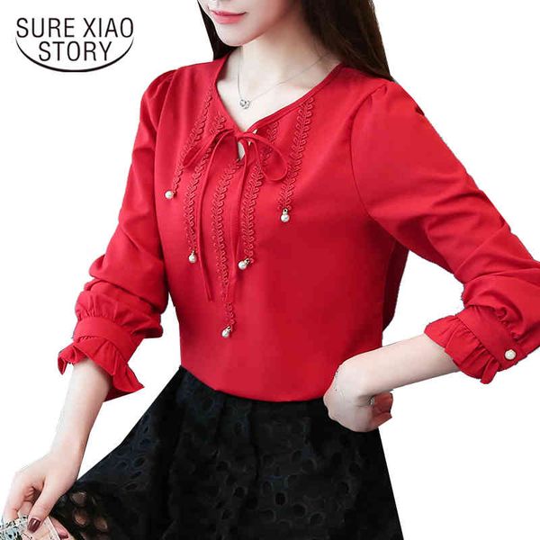 version ol fashion autumn all-match woman long sleeved chiffon blouses full shirt 826b 30 210415, White
version ol fashion autumn all-match woman long sleeved chiffon blouses full shirt 826b 30 210415, White
