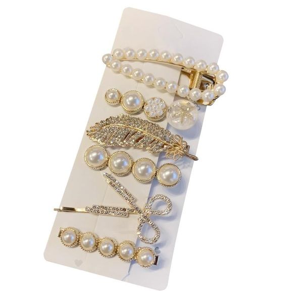 6pcs/set feather scissors pearl alloy hairpin fashion elegant hair jewelry handmade styling for women wedding accessories earrings & necklac, Silver
6pcs/set feather scissors pearl alloy hairpin fashion elegant hair jewelry handmade styling for women wedding accessories earrings & necklac, Silver