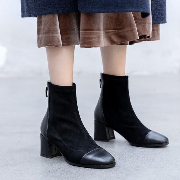 boots big size women shoes ankle for ladies woman winter front and rear zippers, Black
boots big size women shoes ankle for ladies woman winter front and rear zippers, Black