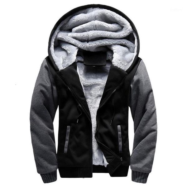 men's down & parkas mens winter sports thick sweater plus velvet solid color hooded jacket male long coat designer clothes1 1j0o, Black
men's down & parkas mens winter sports thick sweater plus velvet solid color hooded jacket male long coat designer clothes1 1j0o, Black