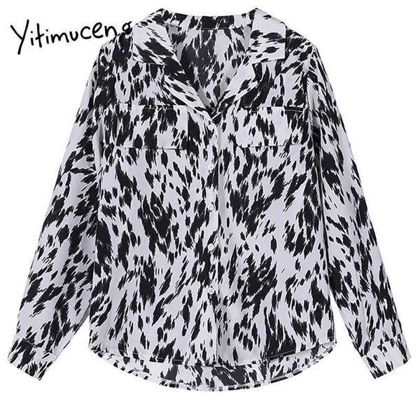 yitimuceng print tie dye button blouse women shirts loose spring long sleeve turn-down collar single breasted casual 210601, White
yitimuceng print tie dye button blouse women shirts loose spring long sleeve turn-down collar single breasted casual 210601, White