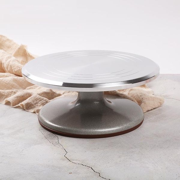 inch aluminum alloy cake stand turntable with anti-skid ring rotating baking decorating tool table & pastry tools
inch aluminum alloy cake stand turntable with anti-skid ring rotating baking decorating tool table & pastry tools