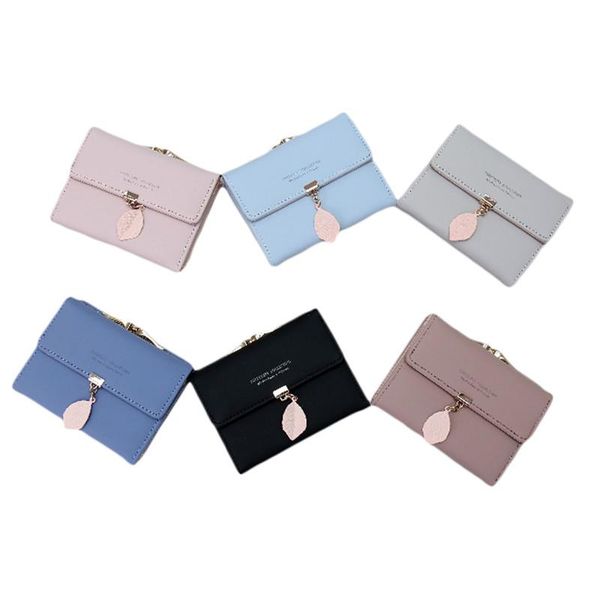 wallets mini pu leather short wallet clip women leaf pendant cute fashion solid hasp coin purse keys id holder, Red;black
wallets mini pu leather short wallet clip women leaf pendant cute fashion solid hasp coin purse keys id holder, Red;black
